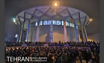 ادای احترام اهالی تئاتر به شهدای آتش نشان‎ 9