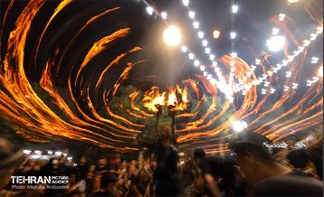 آئین سنتی مشعل گردانی تهران(محرم ۱۴۴۵) 10