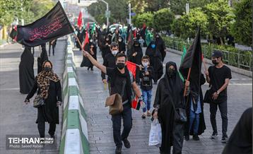 مراسم پیاده روی جاماندگان اربعین حسینی در تهران 14