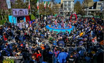 ورزش زورخانه ای در نوروزگاه فرهنگ و ملل پارک ملت 10