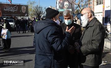 مراسم تشییع پیکر ۱۵۰ شهید گمنام در تهران 12