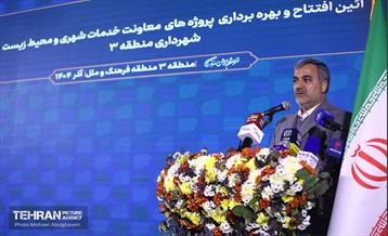 افتتاح پروژه‌های خدمات شهری و محیط زیست شهرداری منطقه ۳ 16