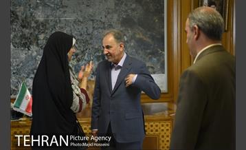 اولین روز کاری دکتر نجفی به عنوان شهردار تهران 12