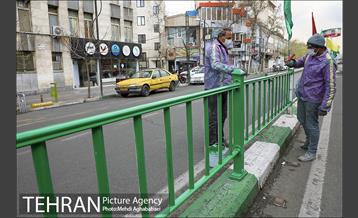 اجرای طرح استقبال از نوروز ۱۴۰۰ در منطقه 8