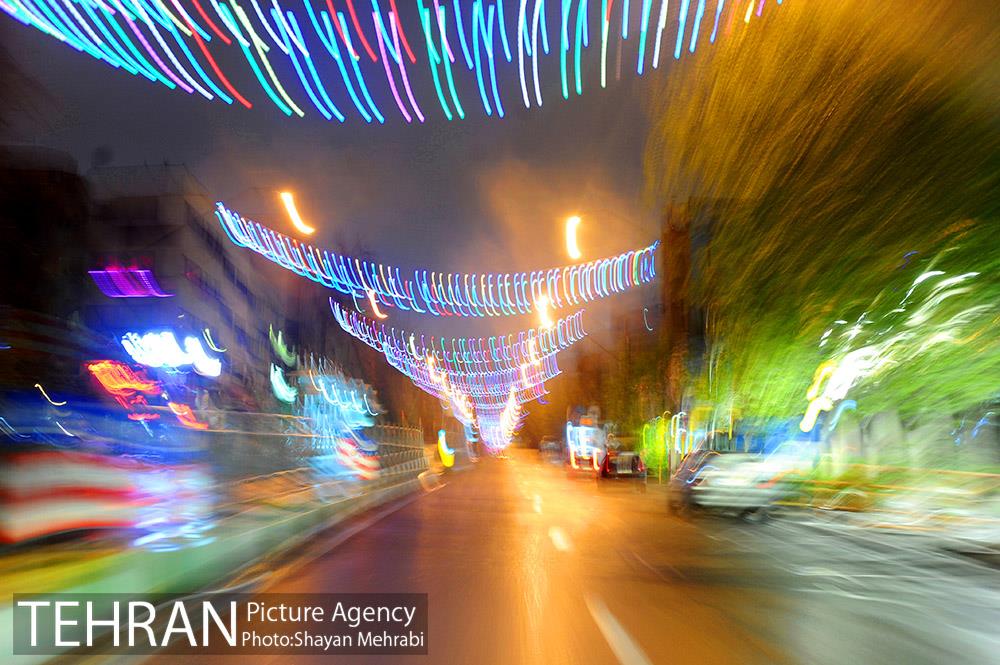 آذین بندی خیابان ولیعصر(عج) به مناسبت عید نیمه شعبان 9