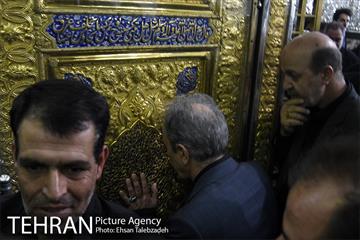 عزاداری عاشورای حسینی در حرم حضرت عبدالعظیم(ع) با حضور دکتر روحانی و دکتر نجفی 18