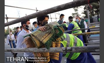 اقامه نماز عید فطر افغانستانی های اهل تسنن مقیم تهران 15