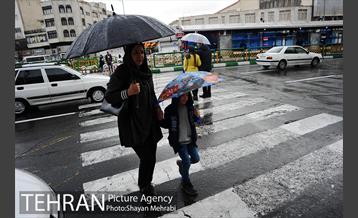 بارش باران بهاری در تهران 24