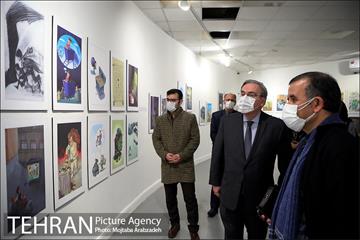 بازدید سفیر فرانسه از نمایشگاه تهران از منظر هنرمندان 3