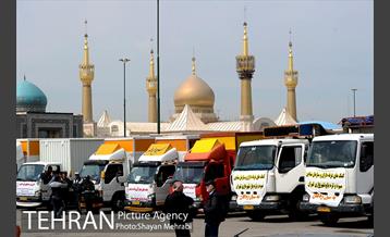 ارسال کمک های مردمی جمع آوری شده توسط مناطق ۲۲ گانه شهرداری تهران به مناطق سیل زده خوزستان 13