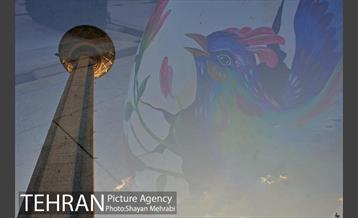 برج میلاد میزبان لاله های بهاری و تخم مرغ های رنگی 4