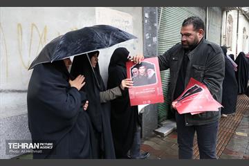مراسم تشییع پیکر شهید مدافع حرم «حسین محمدی» 16