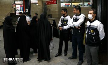 بازدید مدیرعامل شرکت بهره‌برداری متروی تهران از خدمت رسانی در روز اربعین