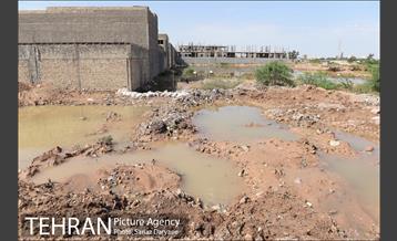 عملیات تخلیه کامل آب شهرک مسکونی پیام اهواز 34