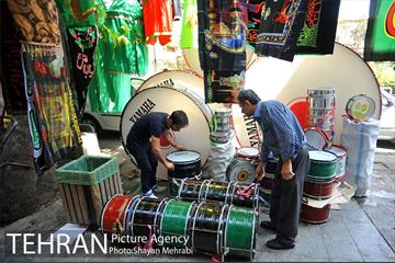 سیاهه فروشان بازارتهران در آستانه محرم 20