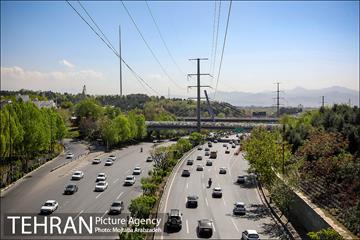 وضعیت ترافیکی خیابان های تهران پس از تعطیلات نوروز 1400