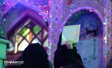 احیای شب بیست‌ویکم ماه رمضان امامزاده پنج تن لویزان 19