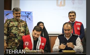 امضا تفاهم نامه میان سازمان های بسیج و آتش نشانی شهرداری تهران 23