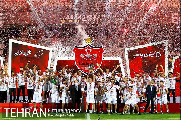 قهرمانی تیم فوتبال پرسپولیس در رقابت‌های لیگ برتر فوتبال 10