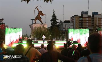 آیین رونمایی از مجسمه آرش کمانگیر 5