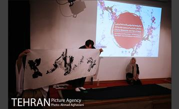 شکوفه های گیلاس و افسانه گنجی در موزه امام علی 2 12