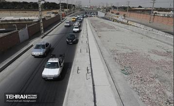 پروژه‌های عمرانی منطقه 21 - روگذر فتح - باغستان