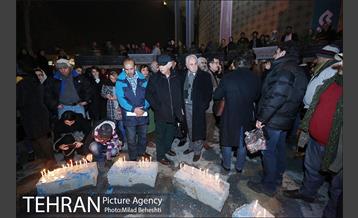 ادای احترام اهالی تئاتر به شهدای آتش نشان‎ 5