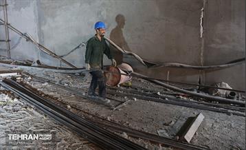 بازدید دانشجویان از پروژه ایستگاه مترو تختی 17