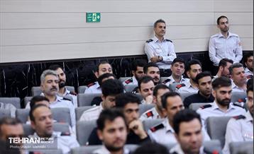 نشست مدیرعامل سازمان آتش‌نشانی تهران با کارکنان 19