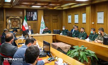 دیدار فرمانده سپاه محمد رسول الله (ص) با شهردار تهران 8