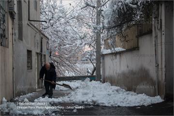 محله ده ونک در روزهای برفی تهران 20