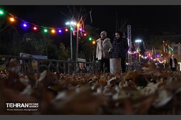 جشنواره «نور در یلدای ایرانی» در بوستان ملت 16
