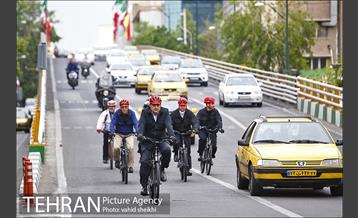 پویش سه شنبه های بدون خودرو با حضور شهردار تهران 14