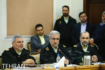 نشست شورای معاونین، مشاوران و شهرداران مناطق ۲۲گانه و مراسم تکریم و معارفه فرمانده یگان حفاظت شهرداری تهران 14