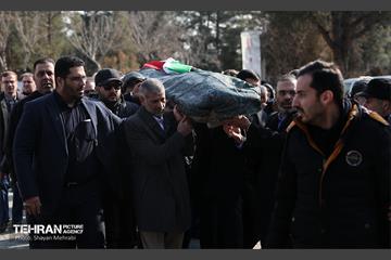 مراسم تشییع مرحوم محمدهادی چمران برادر مهدی چمران 26