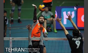 دیدار سایپا و پارسه تهران در لیگ برتر والیبال 22