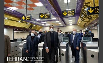 آیین افتتاح و بهره برداری از ایستگاه های مترو دولاب و میدان قیام 1