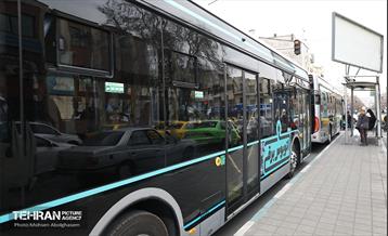 بهره‌برداری از اتوبوس های برقی شهر تهران 58