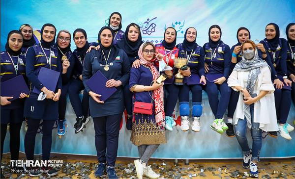 اختتامیه مسابقات والیبال بانوان 22