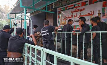 جمع آوری موکب های مردمی در شهر کربلا 1