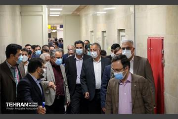 مراسم افتتاح ایستگاه شهید رضایی 10