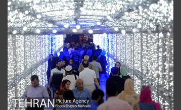 تونل نوری بوستان دانشجو به مناسبت دهه کرامت 21