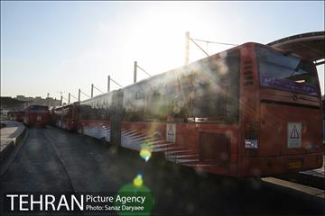 فعالیت شبانه روزی BRT تهران 19