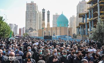 مراسم تشییع و خاکسپاری دوشهید گمنام دفاع مقدس در دریاچه چیتگر 12