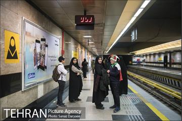 خدمات رسانی مترو تهران در روز ۲۲ بهمن 25