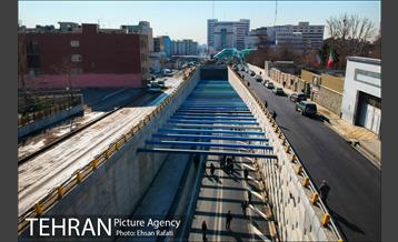 افتتاح زیر گذر استاد معین 3