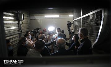 بازدید اعضای کمسیون حمل و نقل شورای اسلامی شهر از ایستگاه مترو شهید رضایی 9