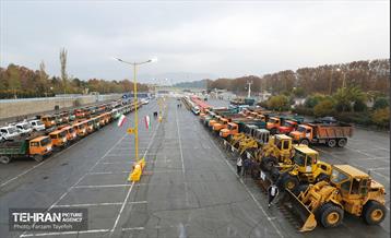 مانور برف روبی شهرداری منطقه 5