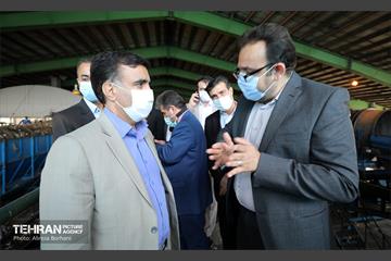 بازدید رئیس سازمان حفاظت محیط زیست کشور از مجتمع مدیریت زباله آرادکوه 2