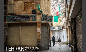 تعطیلی کسبه بازار تجریش 7